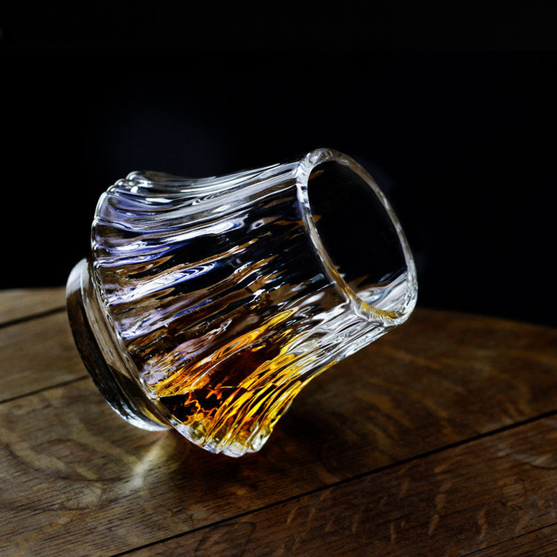 Whisky glass Mount Fuji glass