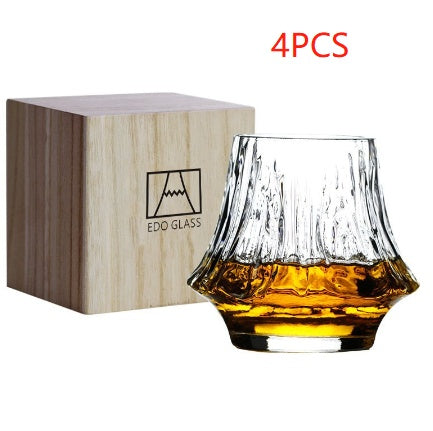 Whisky glass Mount Fuji glass