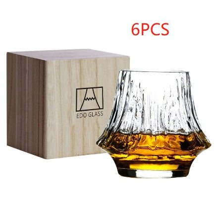 Whisky glass Mount Fuji glass