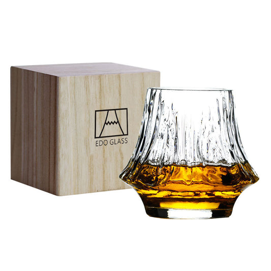 Whisky glass Mount Fuji glass