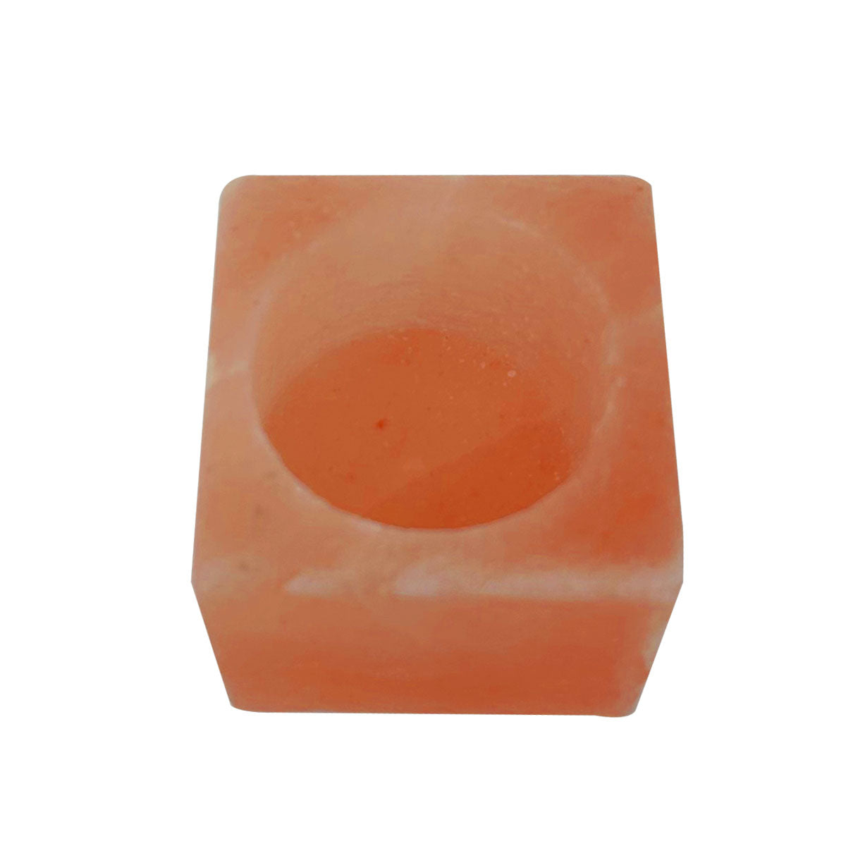 Himalayan Pink Salt Tea Light Holder – Salt Candle Holder – Room Décor Item – Great for Creating an Ambiance – Ideal for Home & Spa Uses – Natural Shape